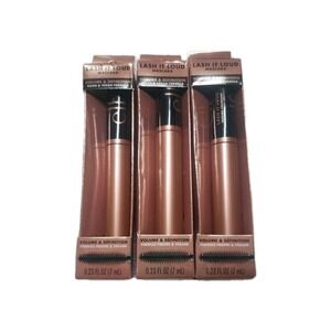 3 Pack e.l.f. Lash It Loud Mascara, Mega Volume BLACK